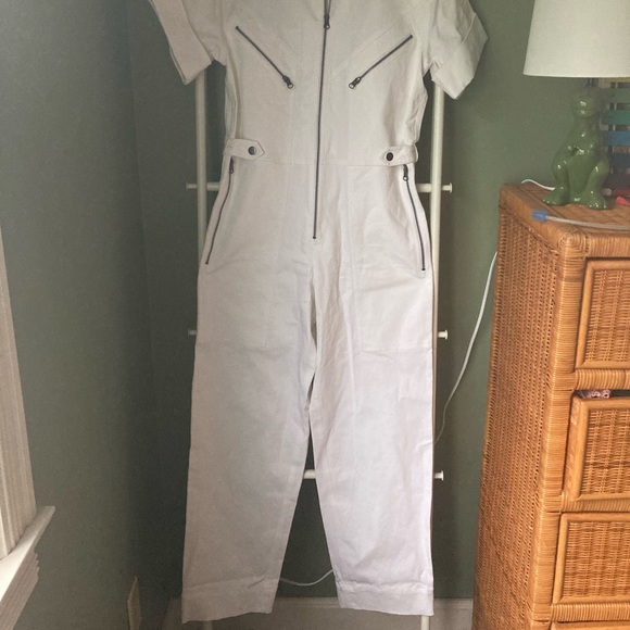 Rebecca Minkoff white utility jumpsuit - Picture 4 of 7
